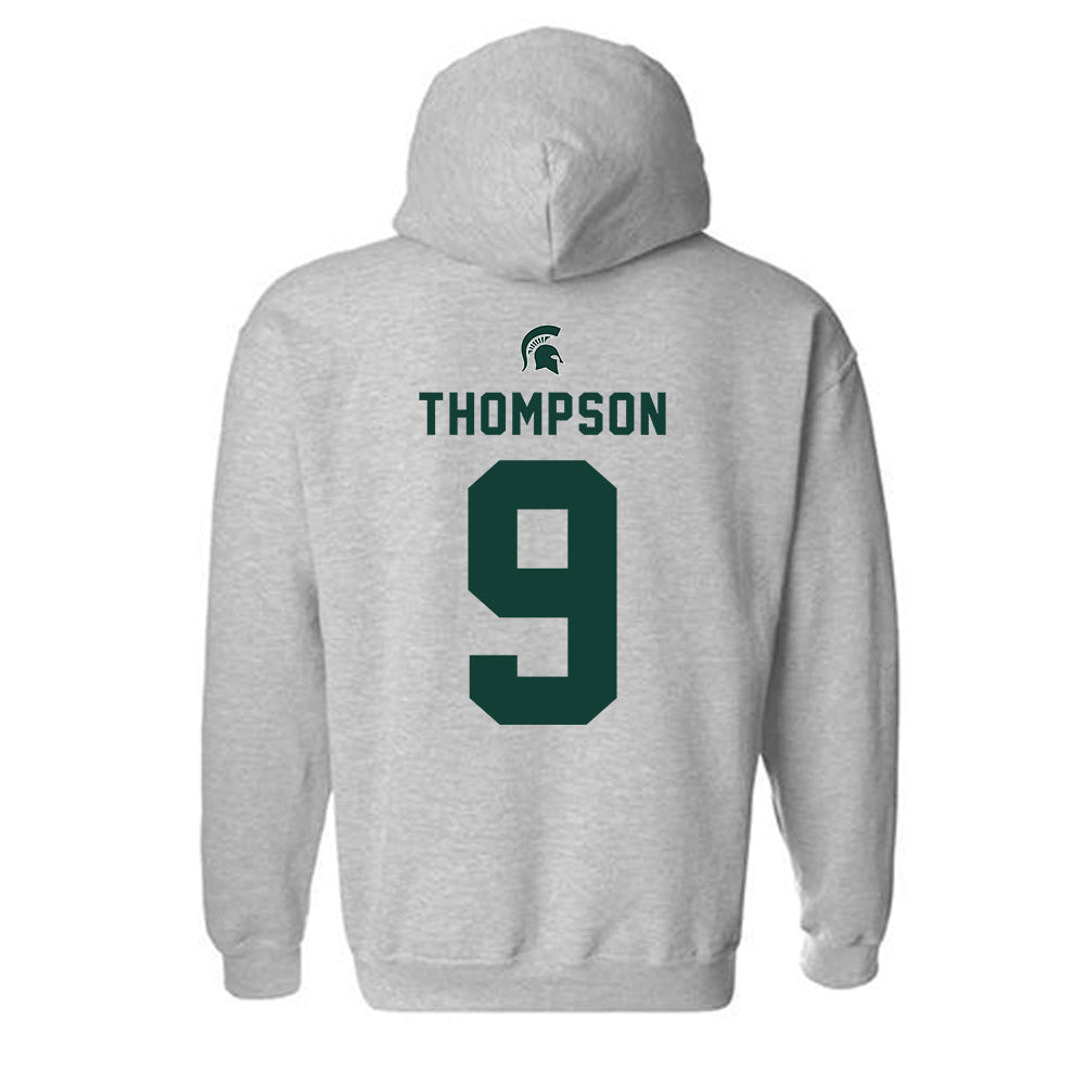 Michigan State - NCAA Football : Jalen Thompson - Generic Shersey Hooded Sweatshirt