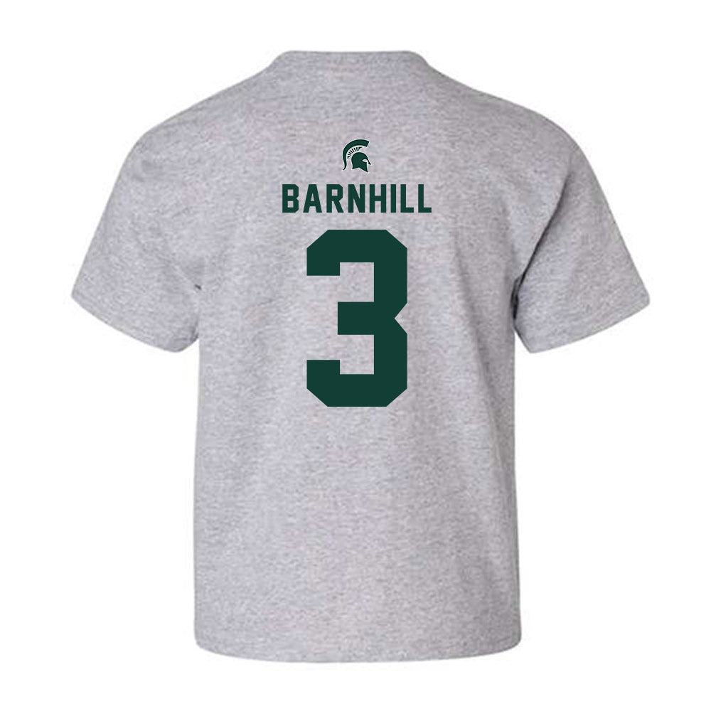 Michigan State - NCAA Men's Ice Hockey : Sean Barnhill - Generic Shersey Youth T-Shirt-1
