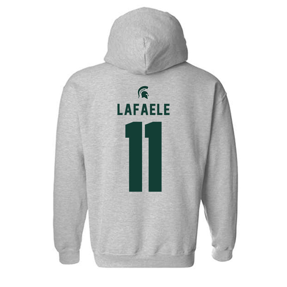 Michigan State - NCAA Football : Anelu Lafaele - Generic Shersey Hooded Sweatshirt-1