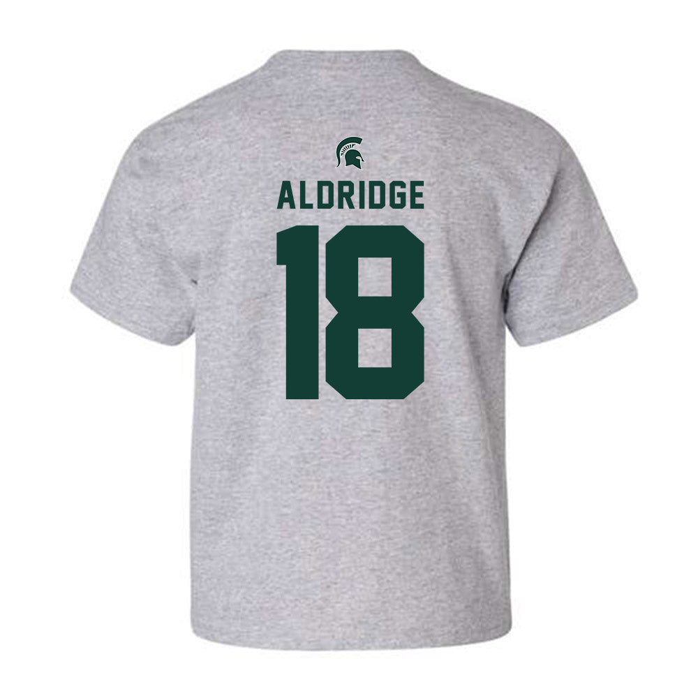 Michigan State - NCAA Baseball : Gunner Aldridge - Generic Shersey Youth T-Shirt