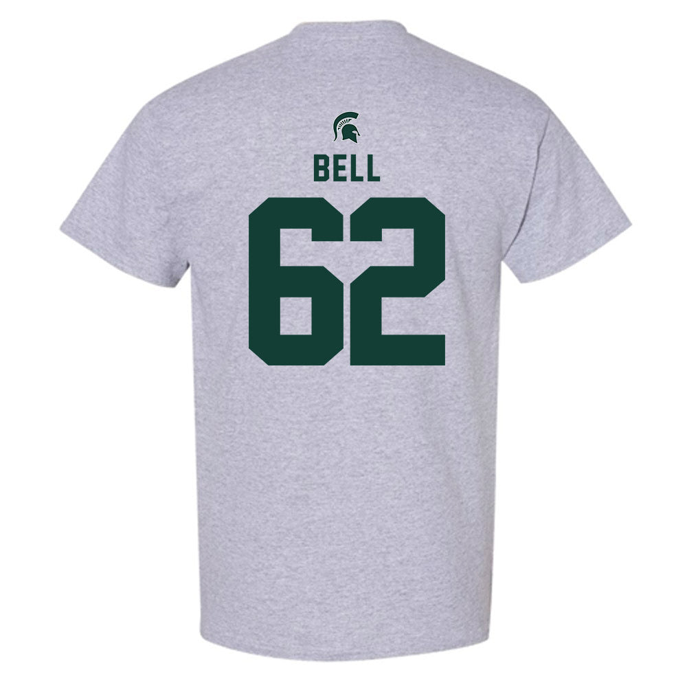 Michigan State - NCAA Football : Justin Bell - Generic Shersey T-Shirt-1