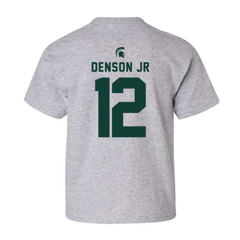 Michigan State - NCAA Football : Justin Denson Jr - Generic Shersey Youth T-Shirt-1