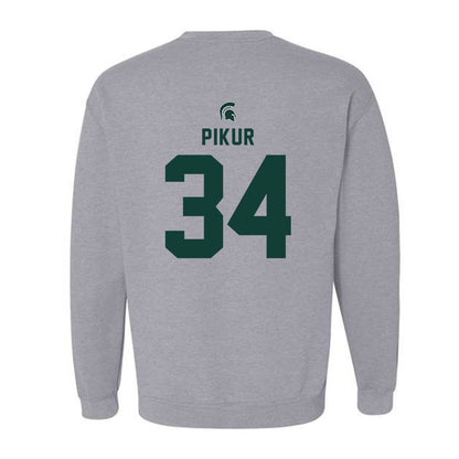 Michigan State - NCAA Baseball : Logan Pikur - Generic Shersey Crewneck Sweatshirt