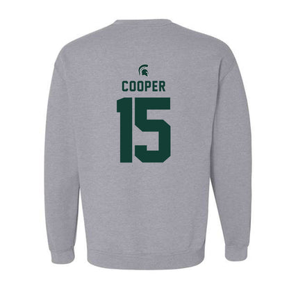 Michigan State - NCAA Men's Basketball : Carson Cooper - Generic Shersey Crewneck Sweatshirt-1