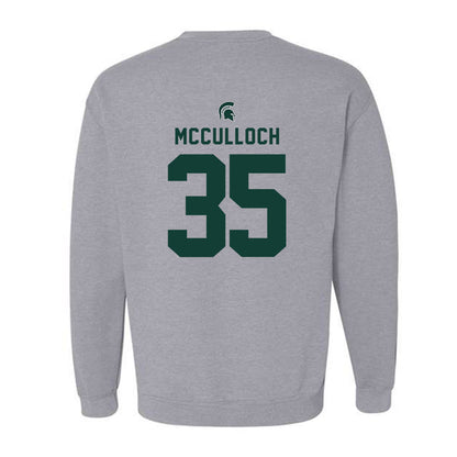 Michigan State - NCAA Men's Basketball : Jesse McCulloch - Generic Shersey Crewneck Sweatshirt-1