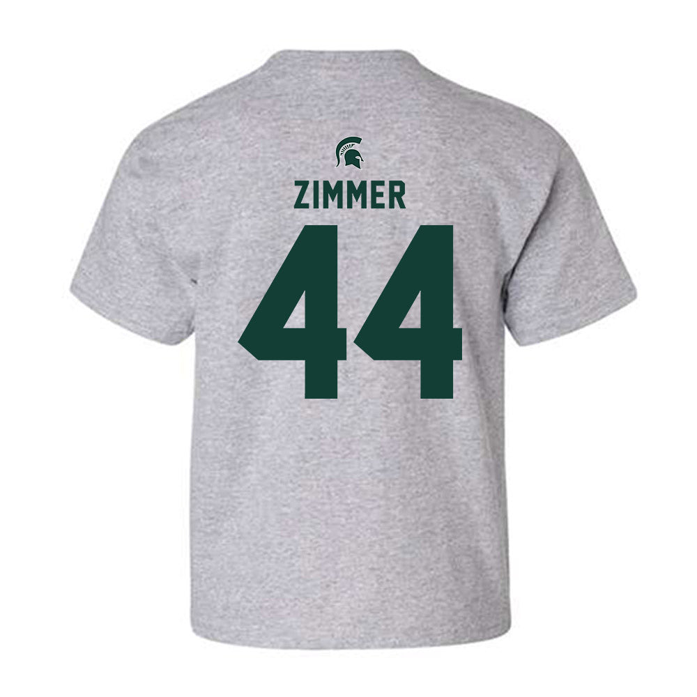 Michigan State - NCAA Baseball : Ryan Zimmer - Generic Shersey Youth T-Shirt-1