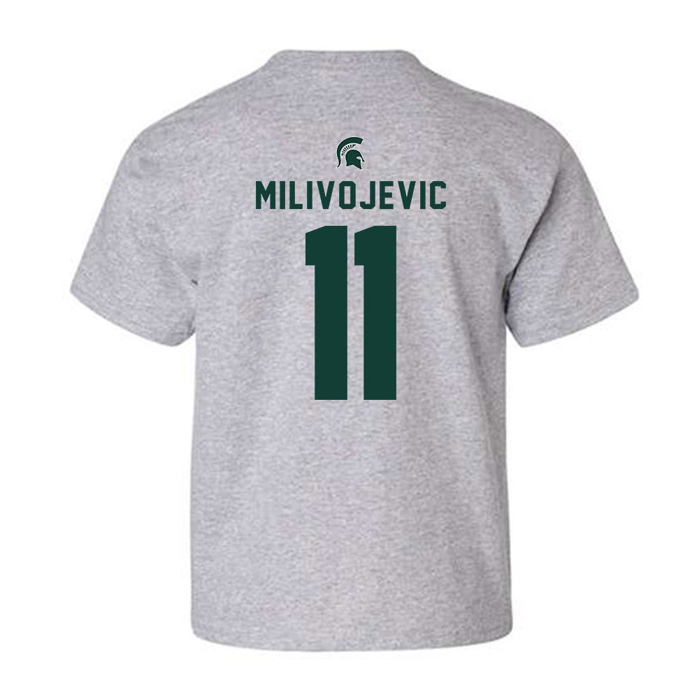 Michigan State - NCAA Football : Alessio Milivojevic - Generic Shersey Youth T-Shirt-1