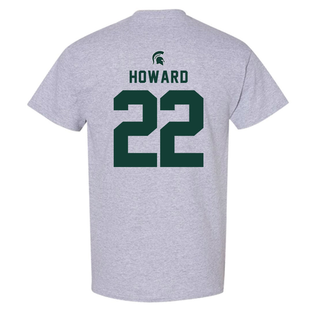 Michigan State - NCAA Men's Ice Hockey : Isaac Howard - Generic Shersey T-Shirt-1