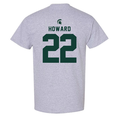 Michigan State - NCAA Men's Ice Hockey : Isaac Howard - Generic Shersey T-Shirt-1