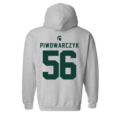 Michigan State - NCAA Football : Christopher Piwowarczyk - Generic Shersey Hooded Sweatshirt