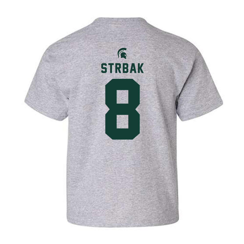 Michigan State - NCAA Men's Ice Hockey : Maxim Strbak - Generic Shersey Youth T-Shirt-1