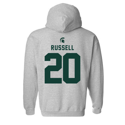 Michigan State - NCAA Men's Ice Hockey : Daniel Russell - Generic Shersey Hooded Sweatshirt-1