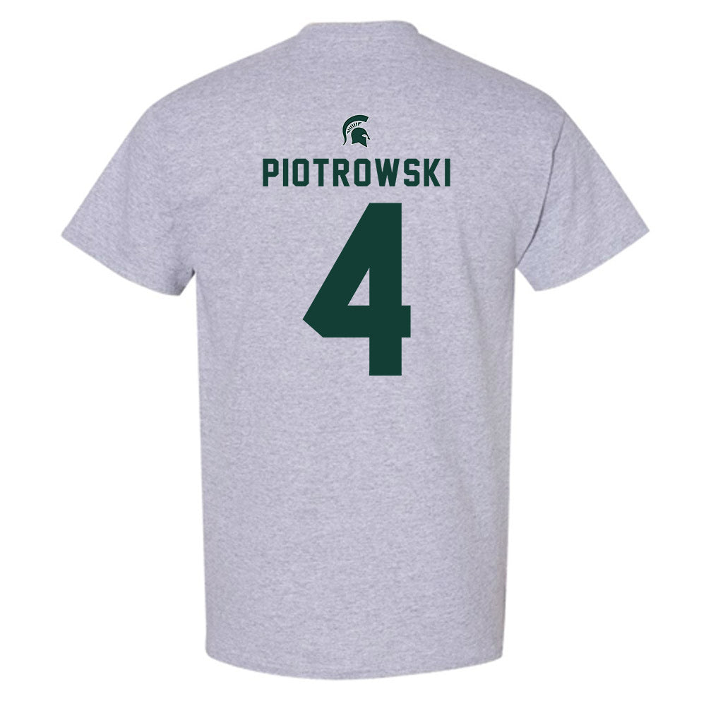 Michigan State - NCAA Women's Soccer : Sophia Piotrowski - Generic Shersey T-Shirt-1