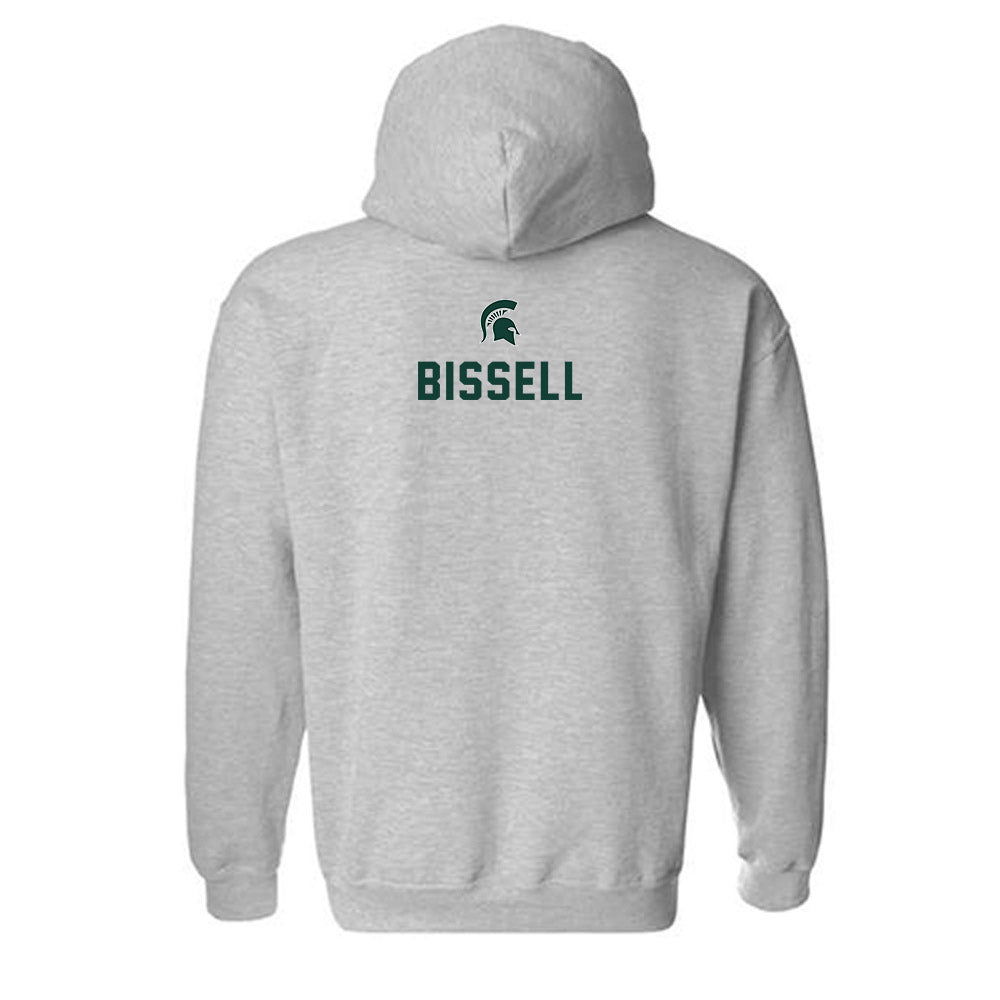 Michigan State - NCAA Men's Track & Field : Carter Bissell - Generic Shersey Hooded Sweatshirt-1
