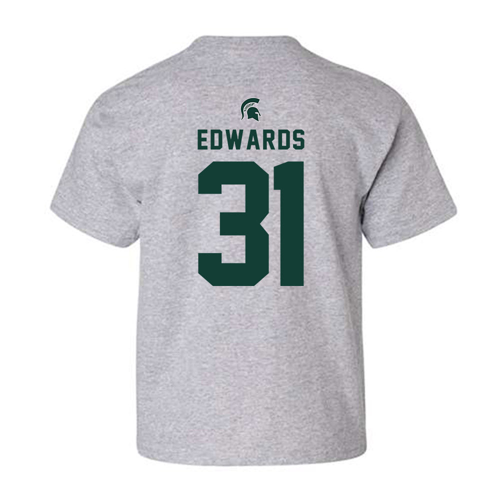 Michigan State - NCAA Football : Deuce Edwards - Generic Shersey Youth T-Shirt-1