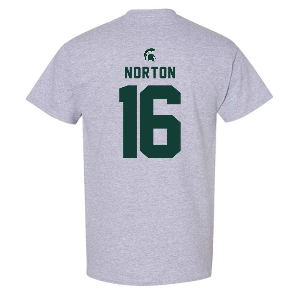 Michigan State - NCAA Women's Volleyball : Kalea Norton - Generic Shersey T-Shirt-1