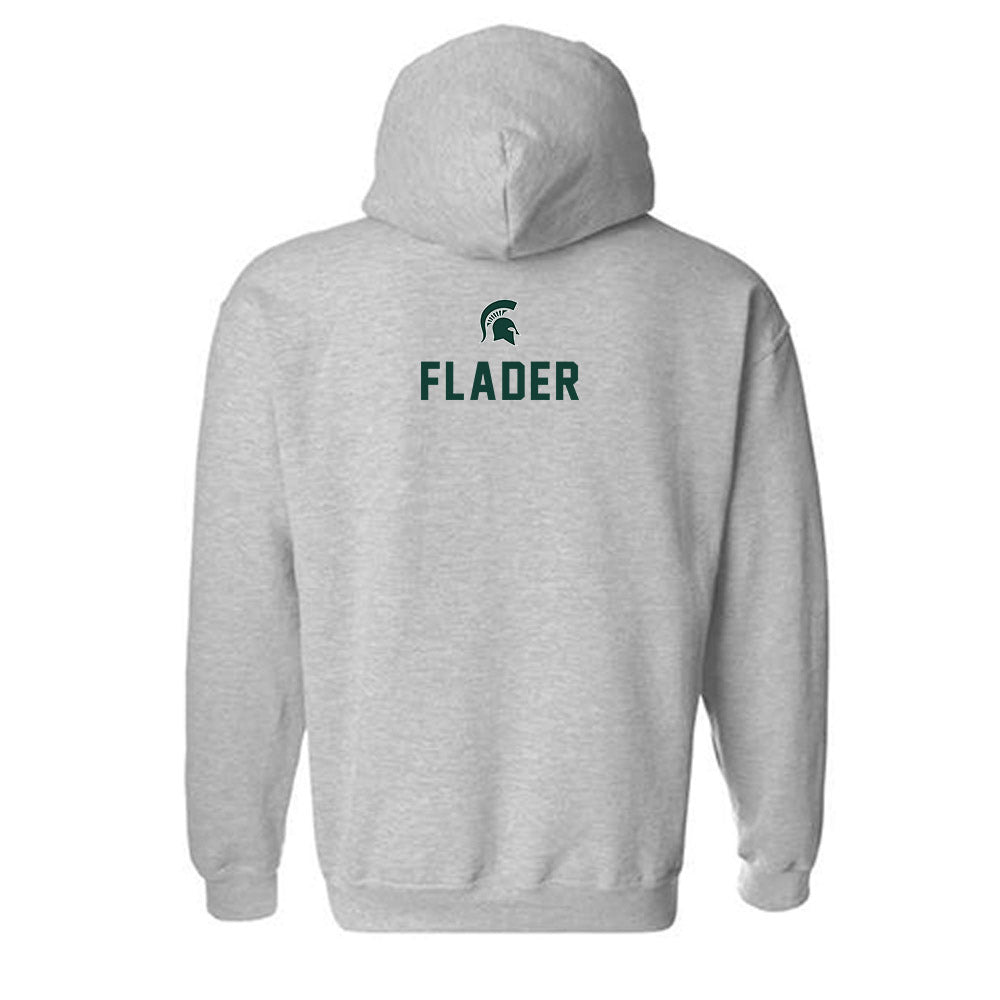 Michigan State - NCAA Women's Rowing : Lily Flader - Generic Shersey Hooded Sweatshirt-1