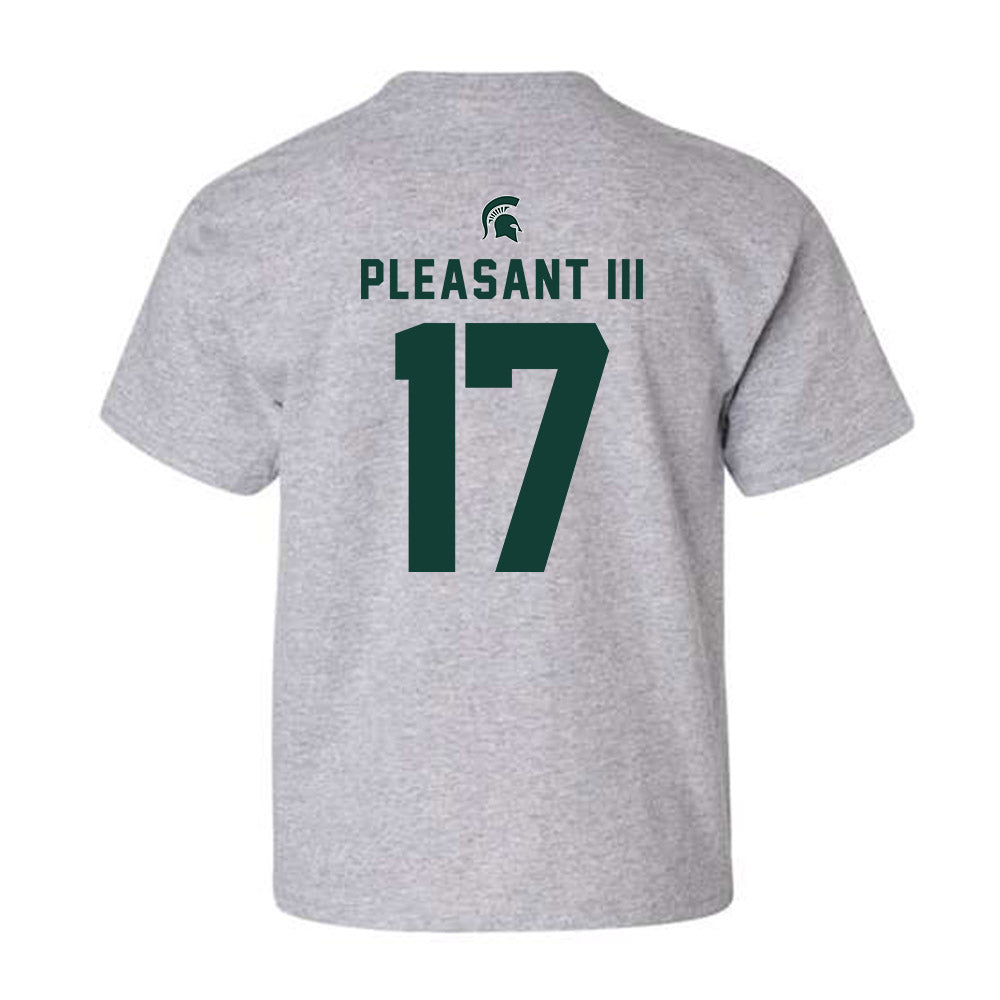 Michigan State - NCAA Football : Eddie Pleasant III - Generic Shersey Youth T-Shirt