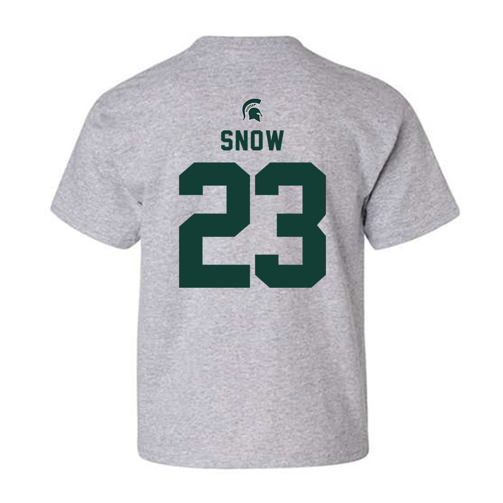 Michigan State - NCAA Football : Darius Snow - Generic Shersey Youth T-Shirt-1