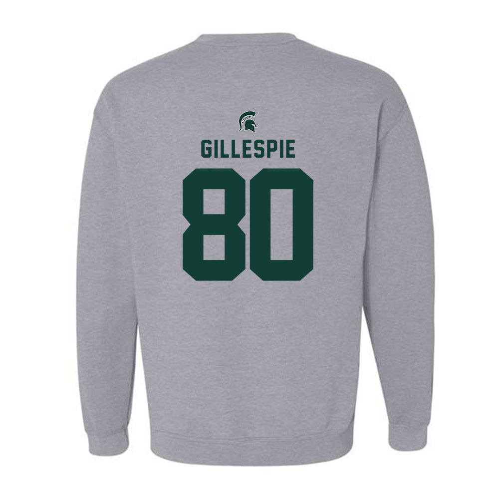 Michigan State - NCAA Football : Zach Gillespie - Generic Shersey Crewneck Sweatshirt