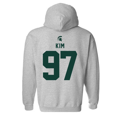 Michigan State - NCAA Football : Jonathan Kim - Generic Shersey Hooded Sweatshirt