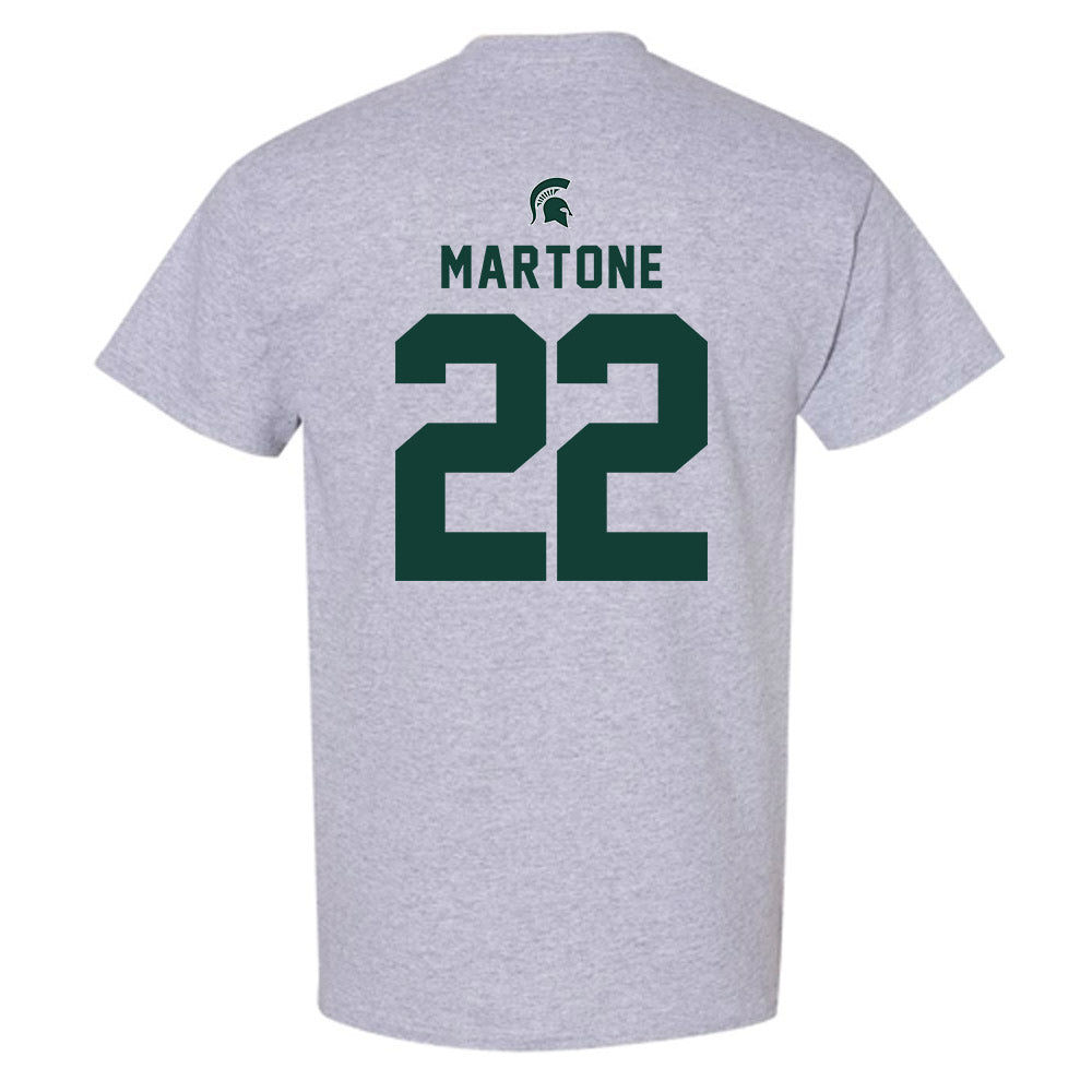 Michigan State - NCAA Men's Ice Hockey : Porter Martone - Generic Shersey T-Shirt-1