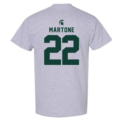 Michigan State - NCAA Men's Ice Hockey : Porter Martone - Generic Shersey T-Shirt-1