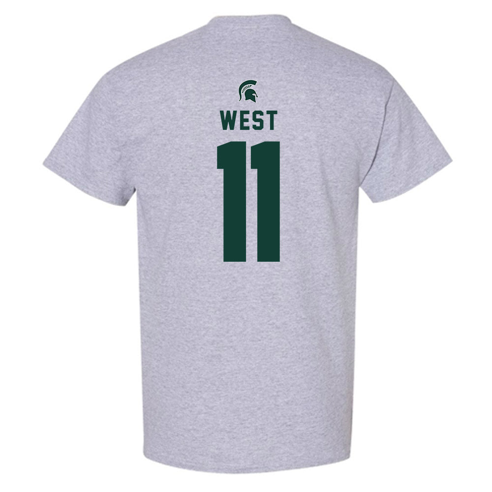 Michigan State - NCAA Men's Ice Hockey : Owen West - Generic Shersey T-Shirt-1