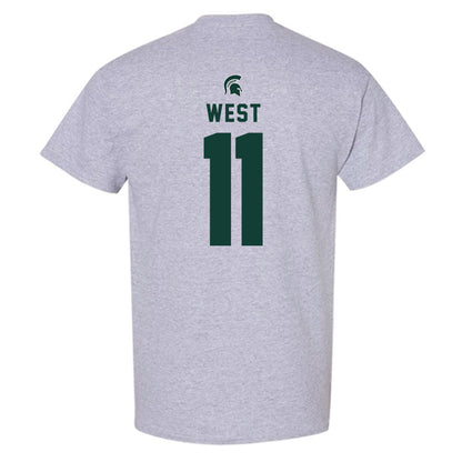Michigan State - NCAA Men's Ice Hockey : Owen West - Generic Shersey T-Shirt-1