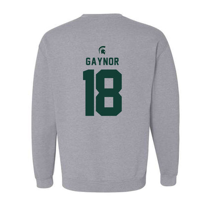 Michigan State - NCAA Women's Soccer : Justina Gaynor - Generic Shersey Crewneck Sweatshirt