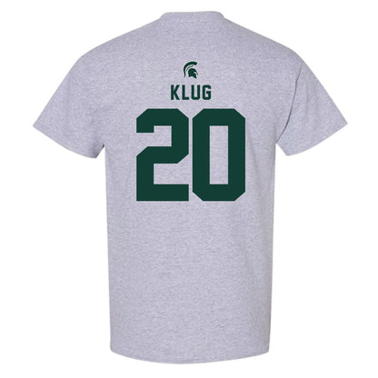 Michigan State - NCAA Baseball : Joshua Klug - Generic Shersey T-Shirt-1