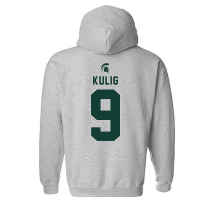 Michigan State - NCAA Women's Volleyball : Zuzanna Kulig - Generic Shersey Hooded Sweatshirt-1