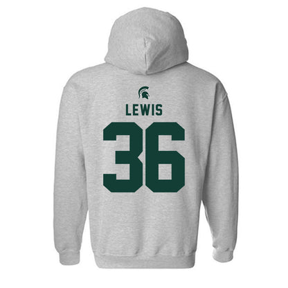 Michigan State - NCAA Football : Brandon Lewis - Generic Shersey Hooded Sweatshirt