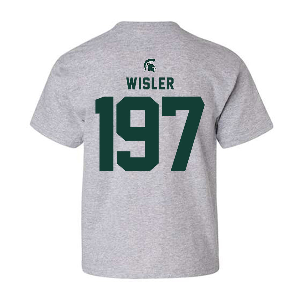 Michigan State - NCAA Wrestling : Kael Wisler - Generic Shersey Youth T-Shirt-1