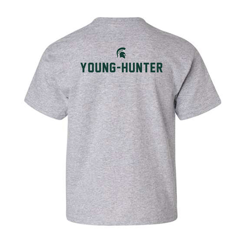 Michigan State - NCAA Women's Track & Field : Kelis Young-Hunter - Generic Shersey Youth T-Shirt-1