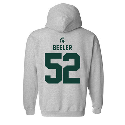 Michigan State - NCAA Football : Mikeshun Beeler - Generic Shersey Hooded Sweatshirt