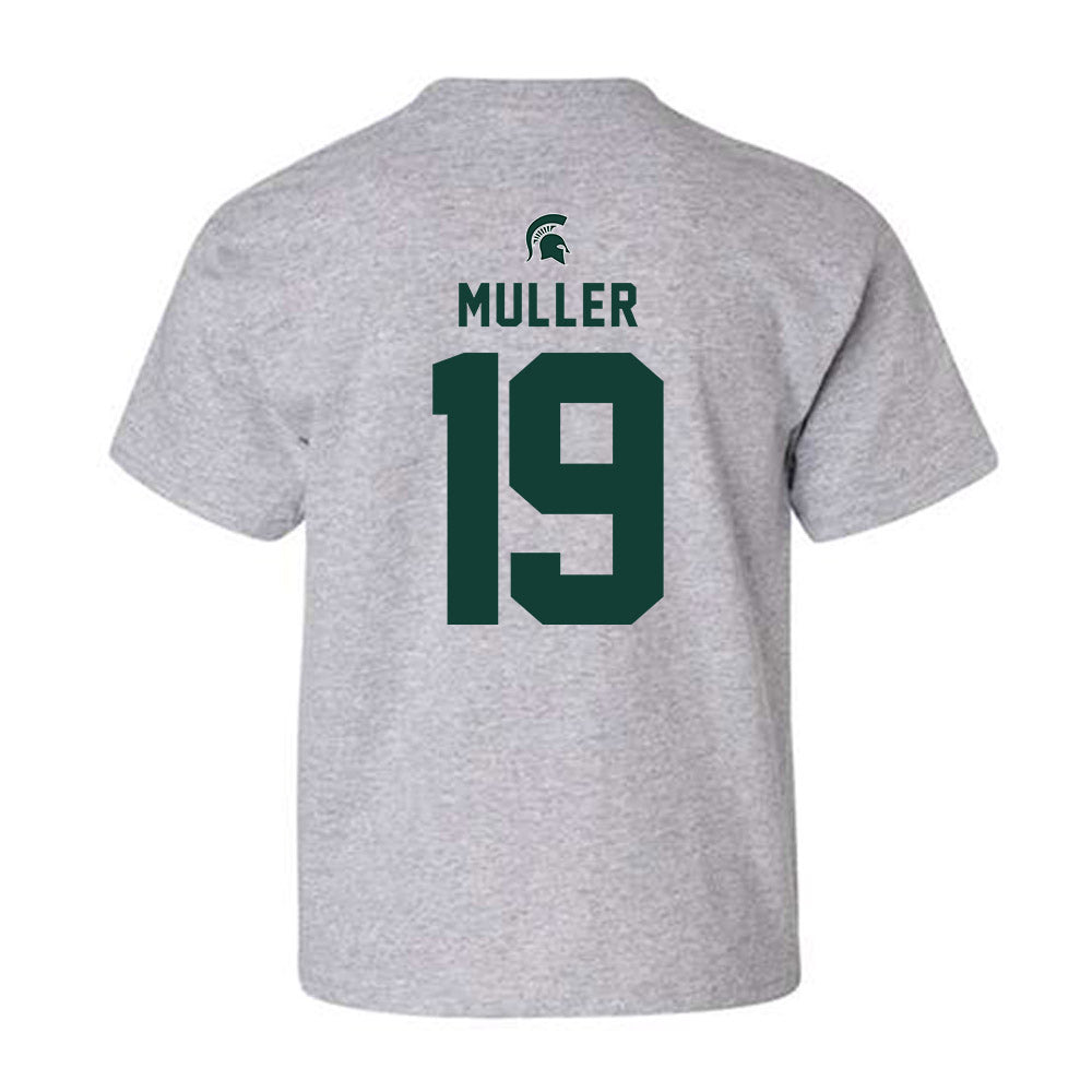 Michigan State - NCAA Men's Ice Hockey : Nicolas Muller - Generic Shersey Youth T-Shirt-1