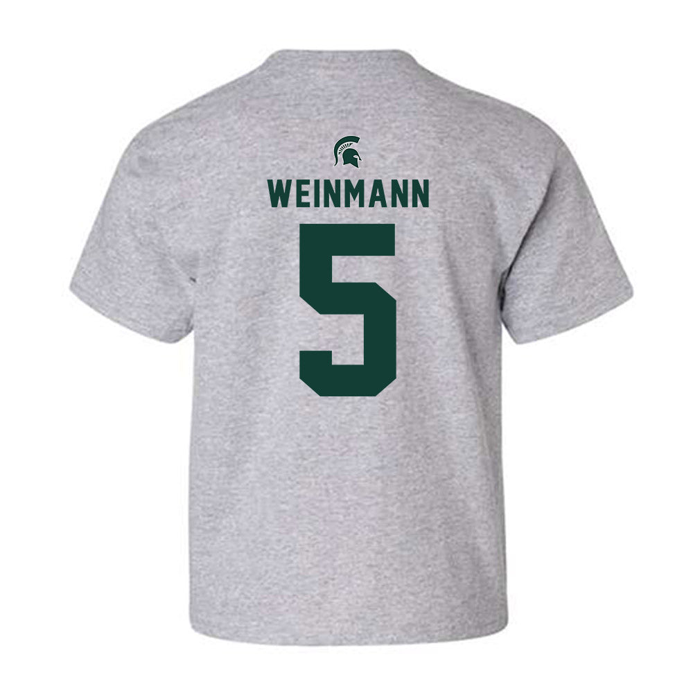 Michigan State - NCAA Women's Field Hockey : Aiden Weinmann - Generic Shersey Youth T-Shirt-1