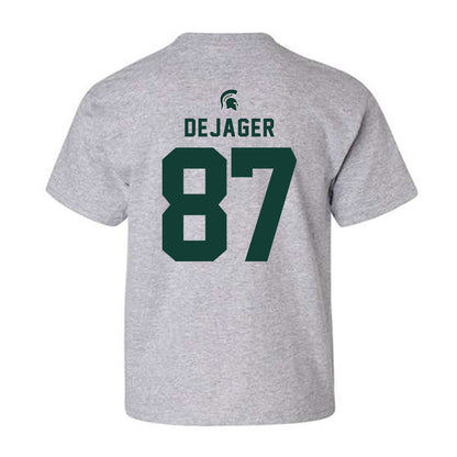 Michigan State - NCAA Football : Luke DeJager - Generic Shersey Youth T-Shirt-1