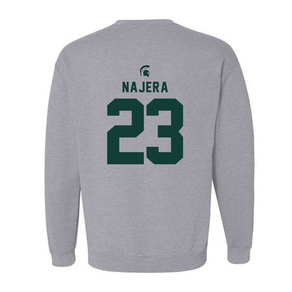 Michigan State - NCAA Women's Soccer : Bella Najera - Generic Shersey Crewneck Sweatshirt