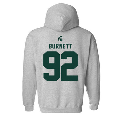 Michigan State - NCAA Football : Kekai Burnett - Generic Shersey Hooded Sweatshirt