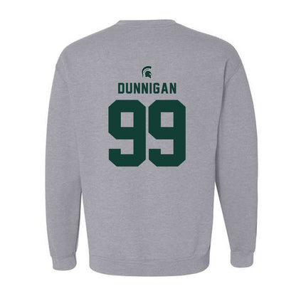 Michigan State - NCAA Football : Quindarius l Dunnigan - Generic Shersey Crewneck Sweatshirt-1