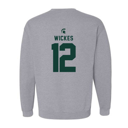 Michigan State - NCAA Women's Soccer : Jordyn Wickes - Generic Shersey Crewneck Sweatshirt