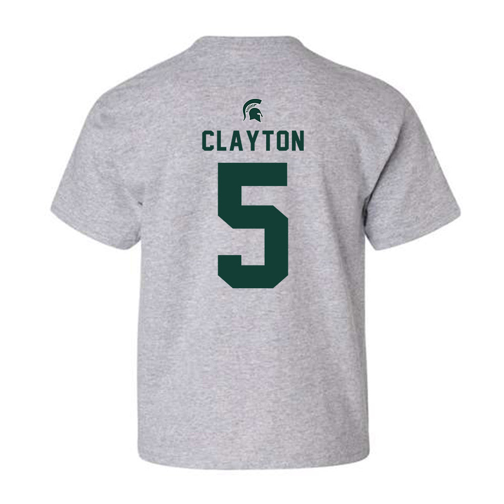 Michigan State - NCAA Women's Volleyball : Ky Clayton - Generic Shersey Youth T-Shirt