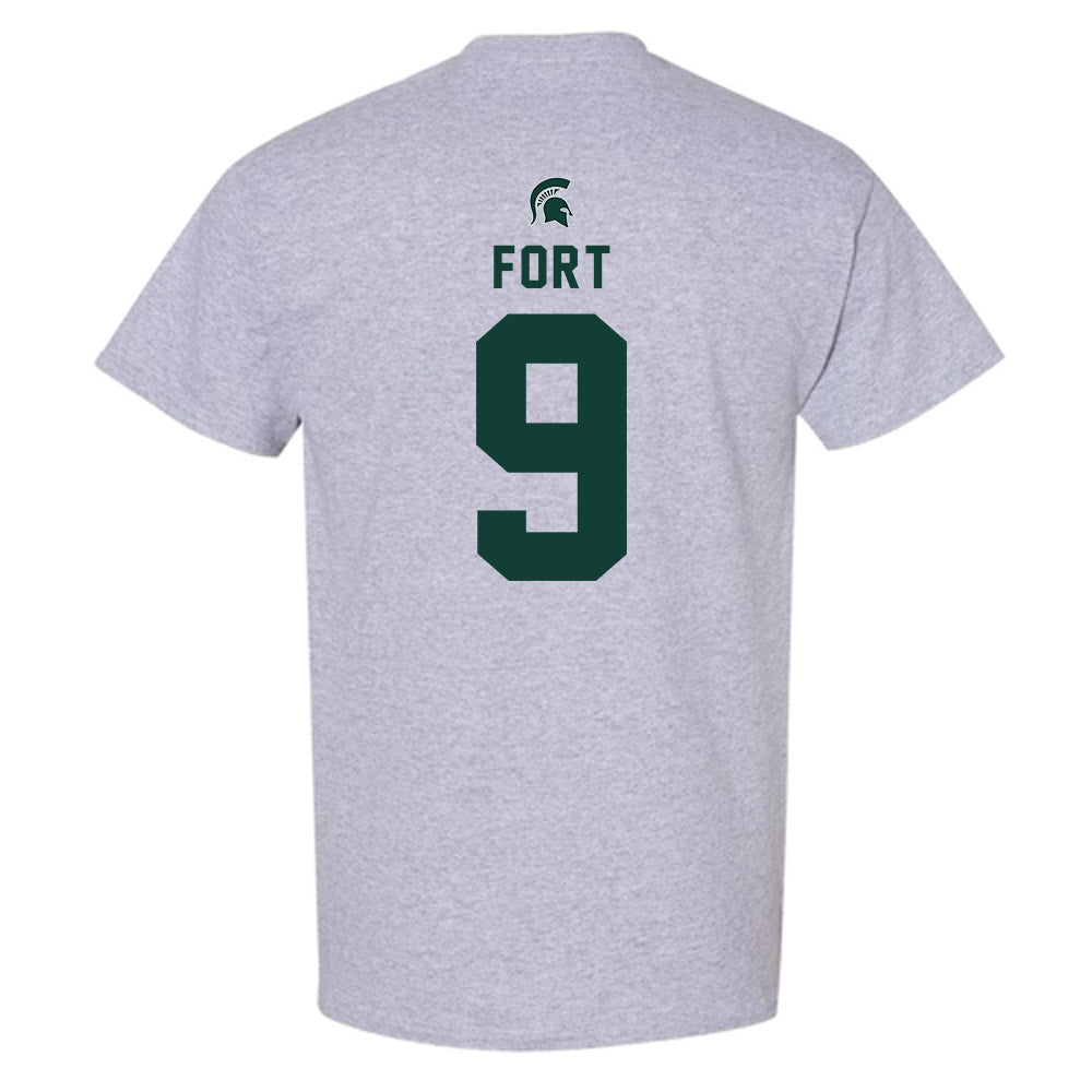 Michigan State - NCAA Men's Basketball : Trey Fort - Generic Shersey T-Shirt-1