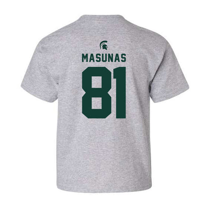 Michigan State - NCAA Football : Michael Masunas - Generic Shersey Youth T-Shirt