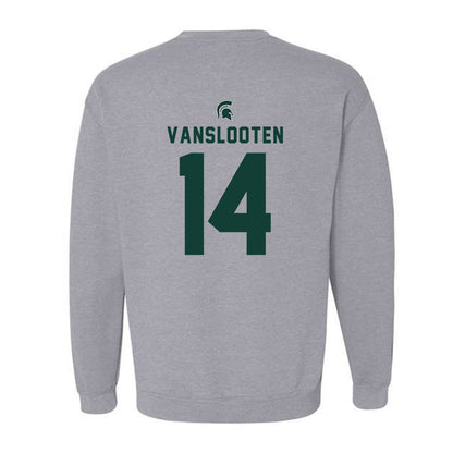 Michigan State - NCAA Women's Basketball : Grace VanSlooten - Generic Shersey Crewneck Sweatshirt