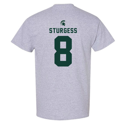 Michigan State - NCAA Baseball : Isaac Sturgess - Generic Shersey T-Shirt-1