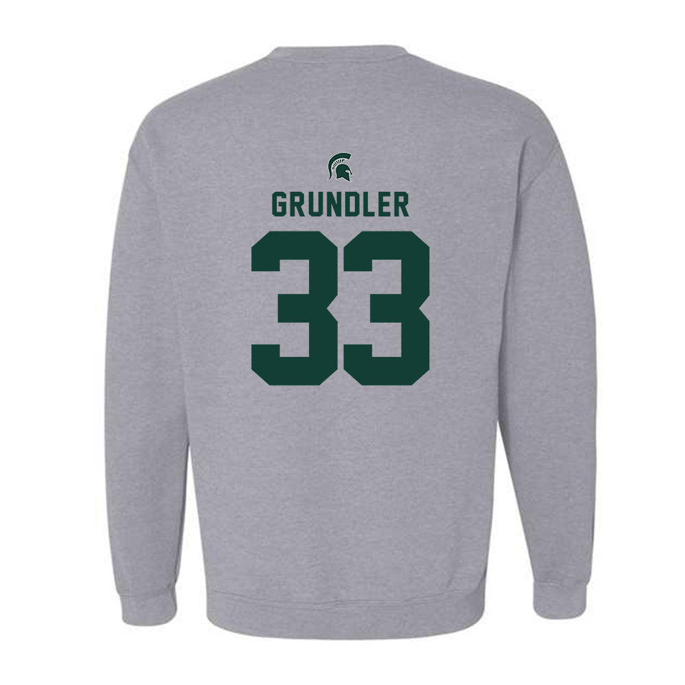 Michigan State - NCAA Women's Soccer : Lexi Grundler - Generic Shersey Crewneck Sweatshirt
