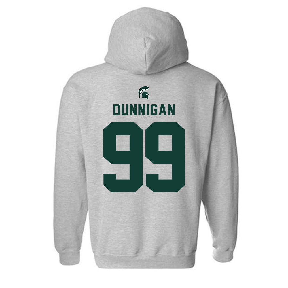 Michigan State - NCAA Football : Quindarius l Dunnigan - Generic Shersey Hooded Sweatshirt-1